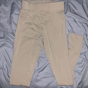 Womens size small light green leggings (cotton)